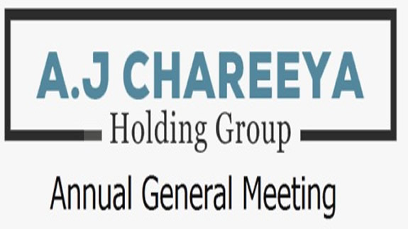 A.J. Chareeya Holding Group to hold its Annual General Assembly Meeting 2020 at its offices in Thailand